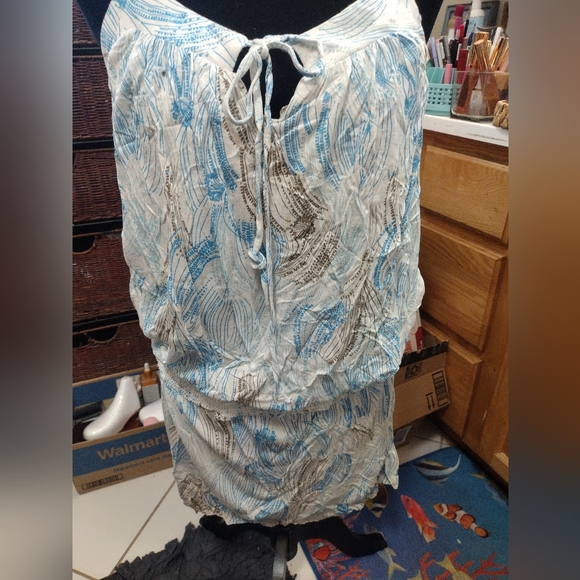 VINTAGE Drop Waist Dress Mini Dress/ Y2K/ SZ XL/Fox Girls - Picture 13 of 13